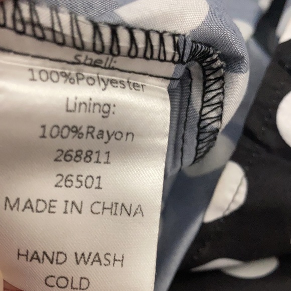 EC Polka Dot Spaghetti Strap Sundress Size XL - Picture 11 of 12